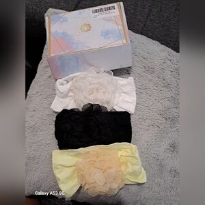 Set of Three Floral Headbands